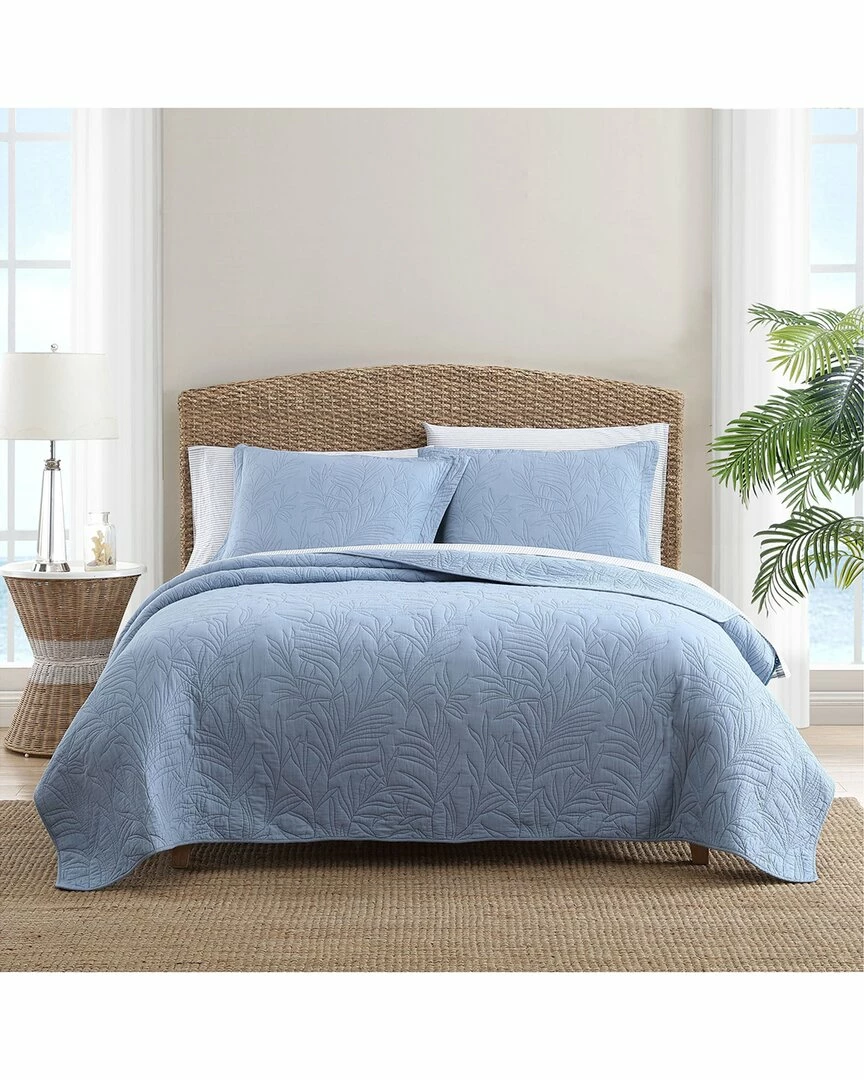 Tommy Bahama Solid Costa Sera Cotton Quilt Home Comforters & Quilts