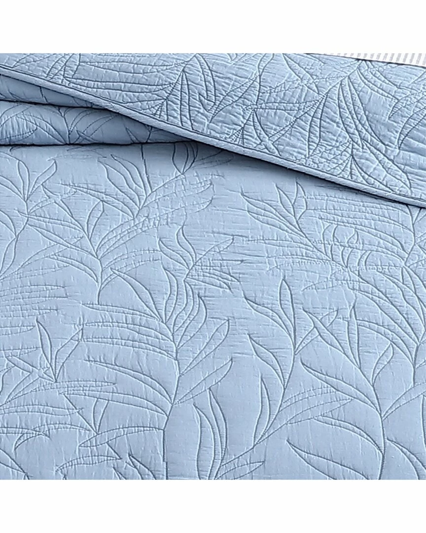 Tommy Bahama Solid Costa Sera Cotton Quilt Home Comforters & Quilts - Image 2