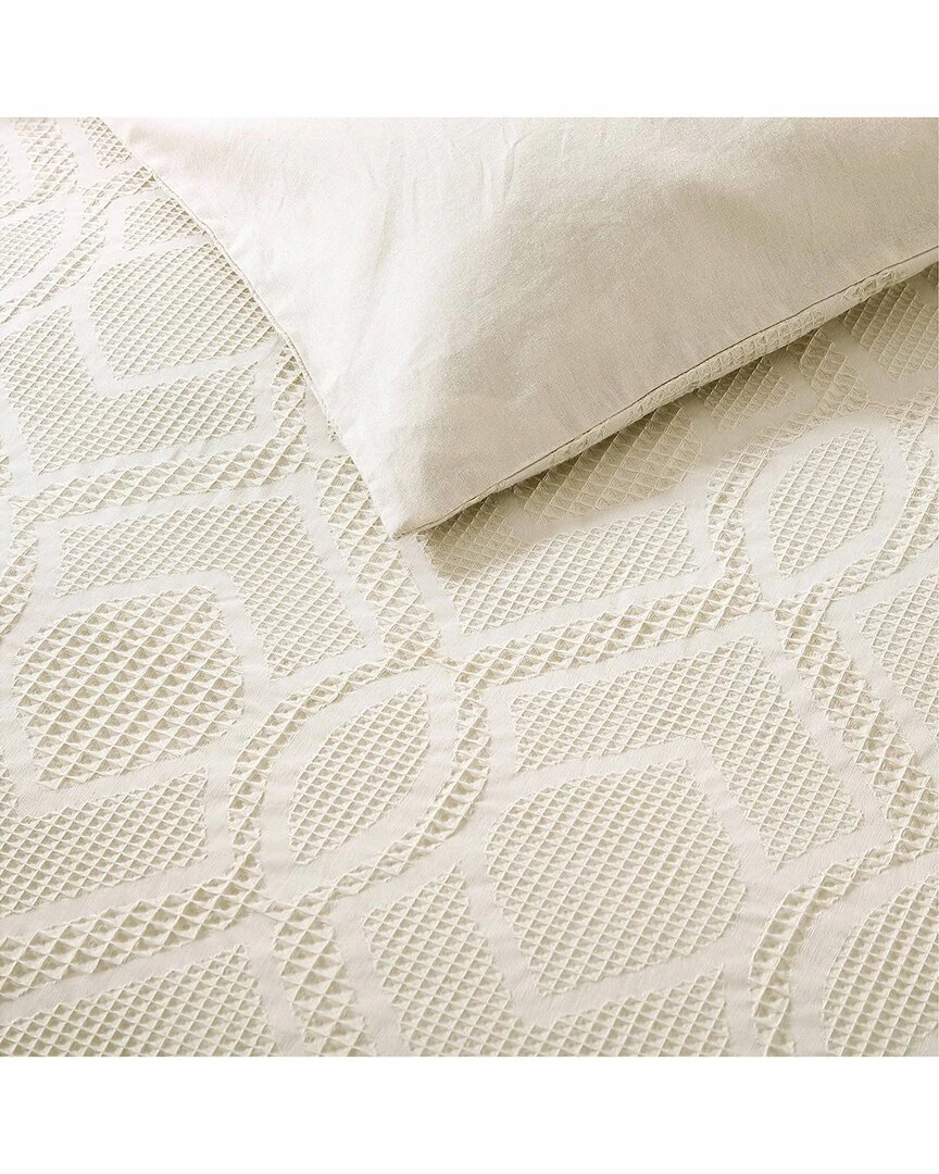 Tommy Bahama Textured Waffle 100% Cotton Comforter Bedding Set Home Comforters & Quilts - Image 2