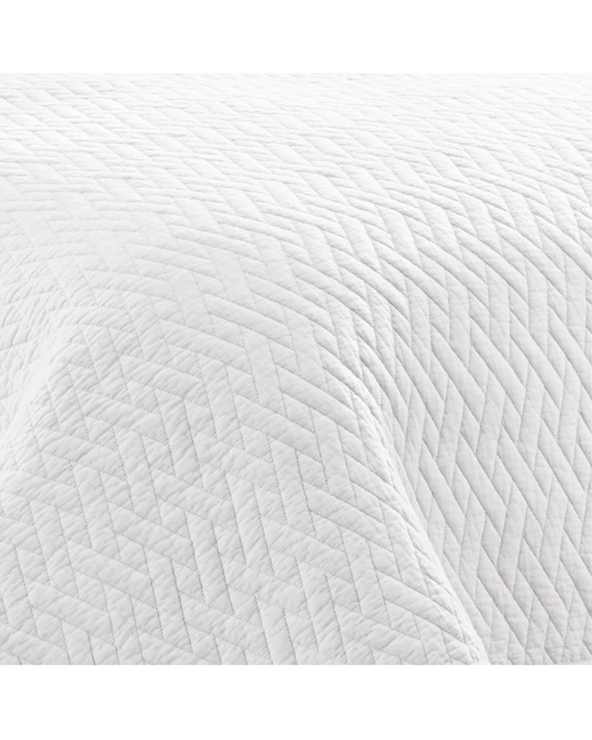 Tommy Bahama Solid Raffia White Quilt/Sham Set Home Comforters & Quilts - Image 2