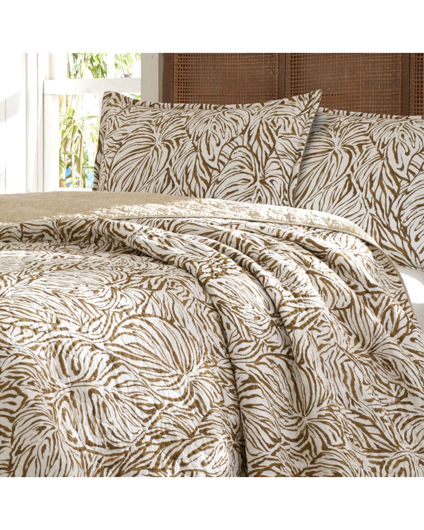 Tommy Bahama Kenya Cocoa Quilt/Sham Set Home Comforters & Quilts
