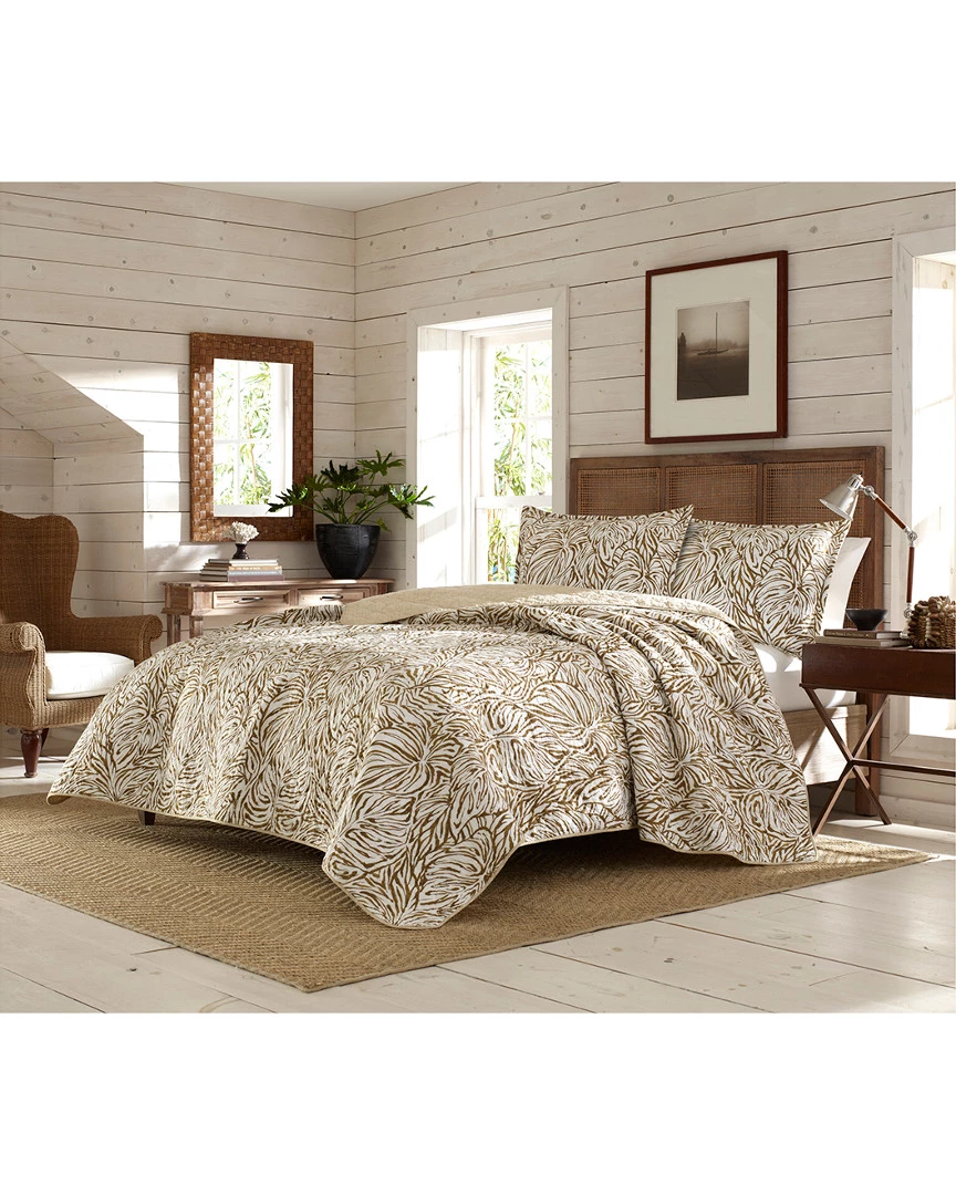 Tommy Bahama Kenya Cocoa Quilt/Sham Set Home Comforters & Quilts - Image 2