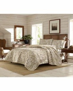 Tommy Bahama Kenya Brown Quilt/Sham Set Home Comforters & Quilts