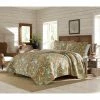 Tommy Bahama Newland Forest Dark Yellow Quilt/Sham Set Home Comforters & Quilts