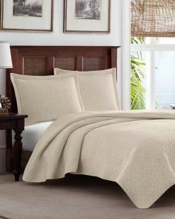 Tommy Bahama Solid Quilt Set Home Comforters & Quilts