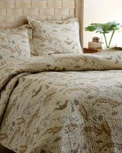 Tommy Bahama Map Quilt Set Home Comforters & Quilts