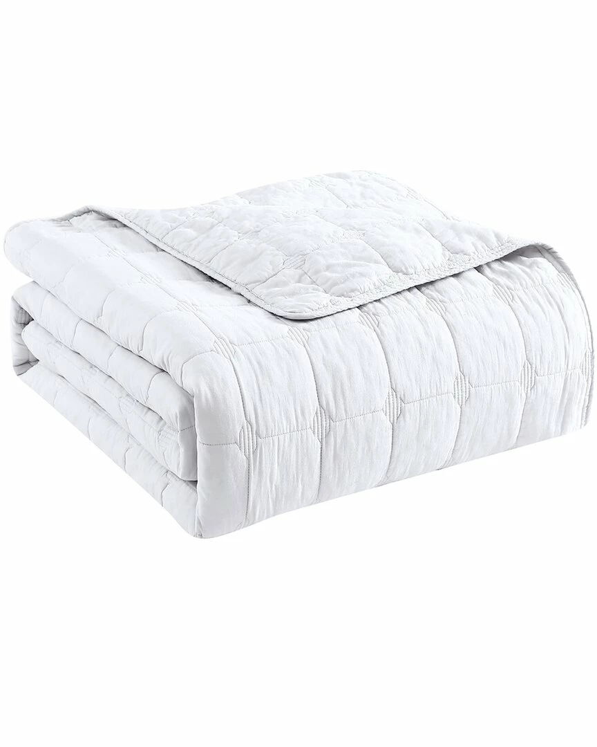 Tommy Bahama Hexagon 3Pc White Quilt Set Home Comforters & Quilts - Image 2