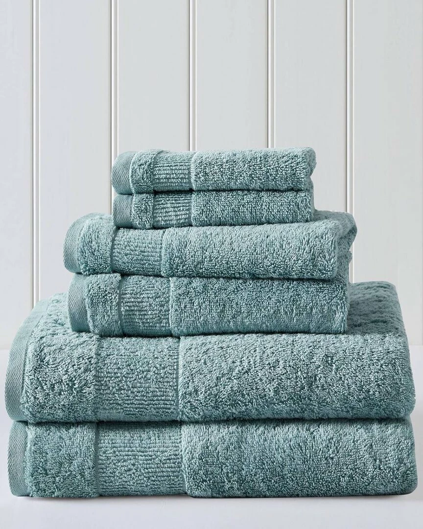 Tommy Bahama Island Retreat 6Pc Blue Towel Set Home Bath Towels