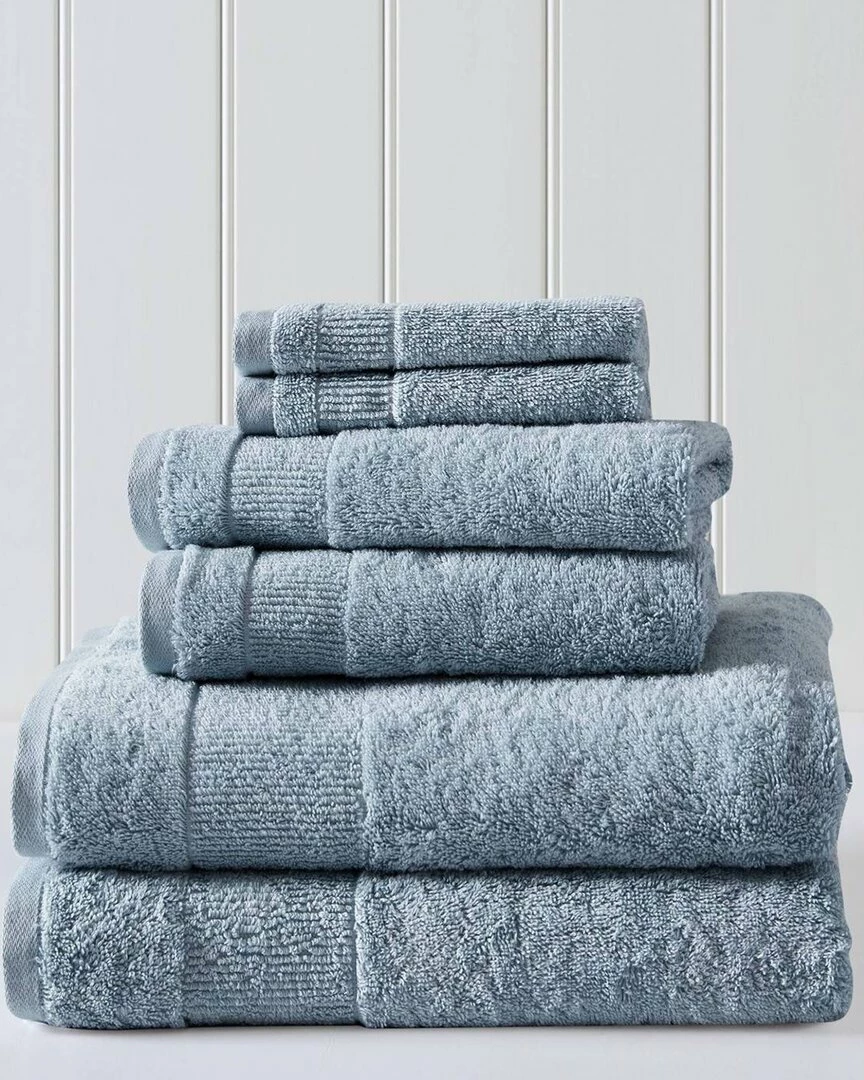 Tommy Bahama Island Retreat 6Pc Tranquil Blue Towel Set Home Bath Towels