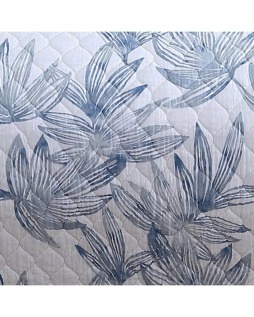 Tommy Bahama Kayo 3Pc Blue Quilt Set Home Comforters & Quilts - Image 5