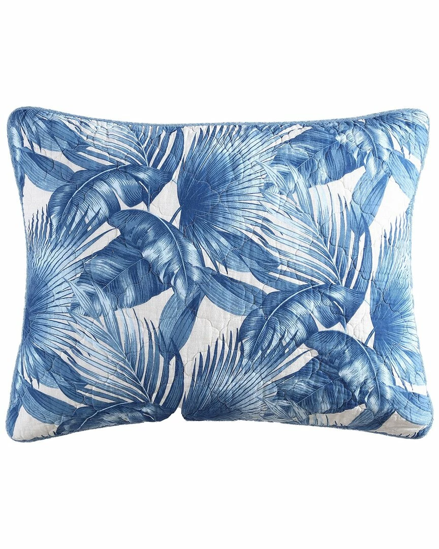 Tommy Bahama Royal Palm 3Pc Blue Quilt Set Home Comforters & Quilts - Image 3