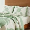 Tommy Bahama Molokai Bright Green Quilt Home Comforters & Quilts