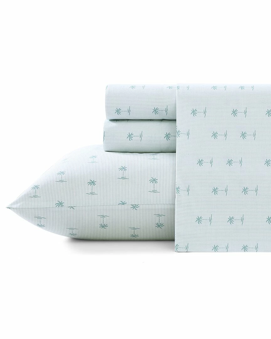 Tommy Bahama Kew Palms 100% Cotton Percale Sheet Set Home Sheets - Image 2