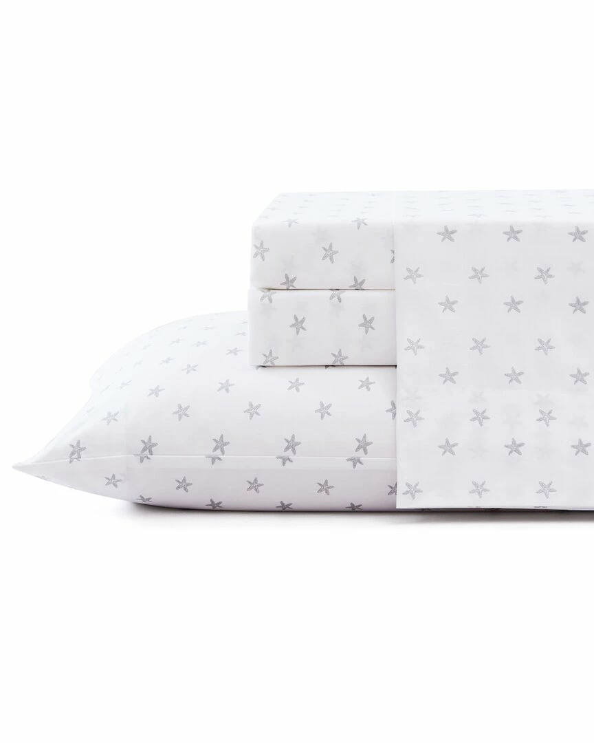 Tommy Bahama Starfish Treasure 100% Cotton Percale Sheet Set Home Sheets - Image 2