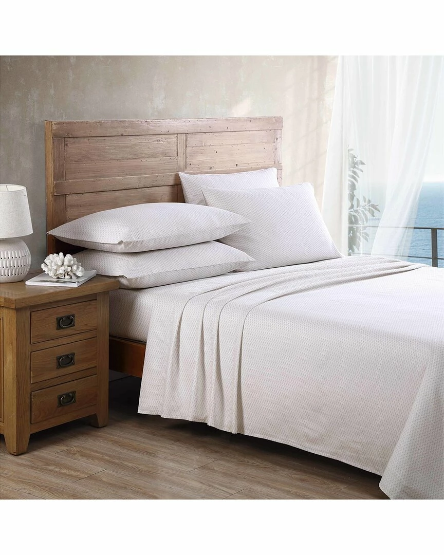 Tommy Bahama Island Wicker Cotton Blend 1000 Thread Count Sateen Sheet Set Home Sheets - Image 2