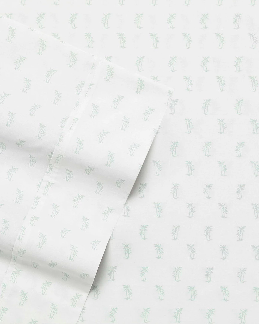 Tommy Bahama Twin Palm Green Sheet Set Home Sheets - Image 2