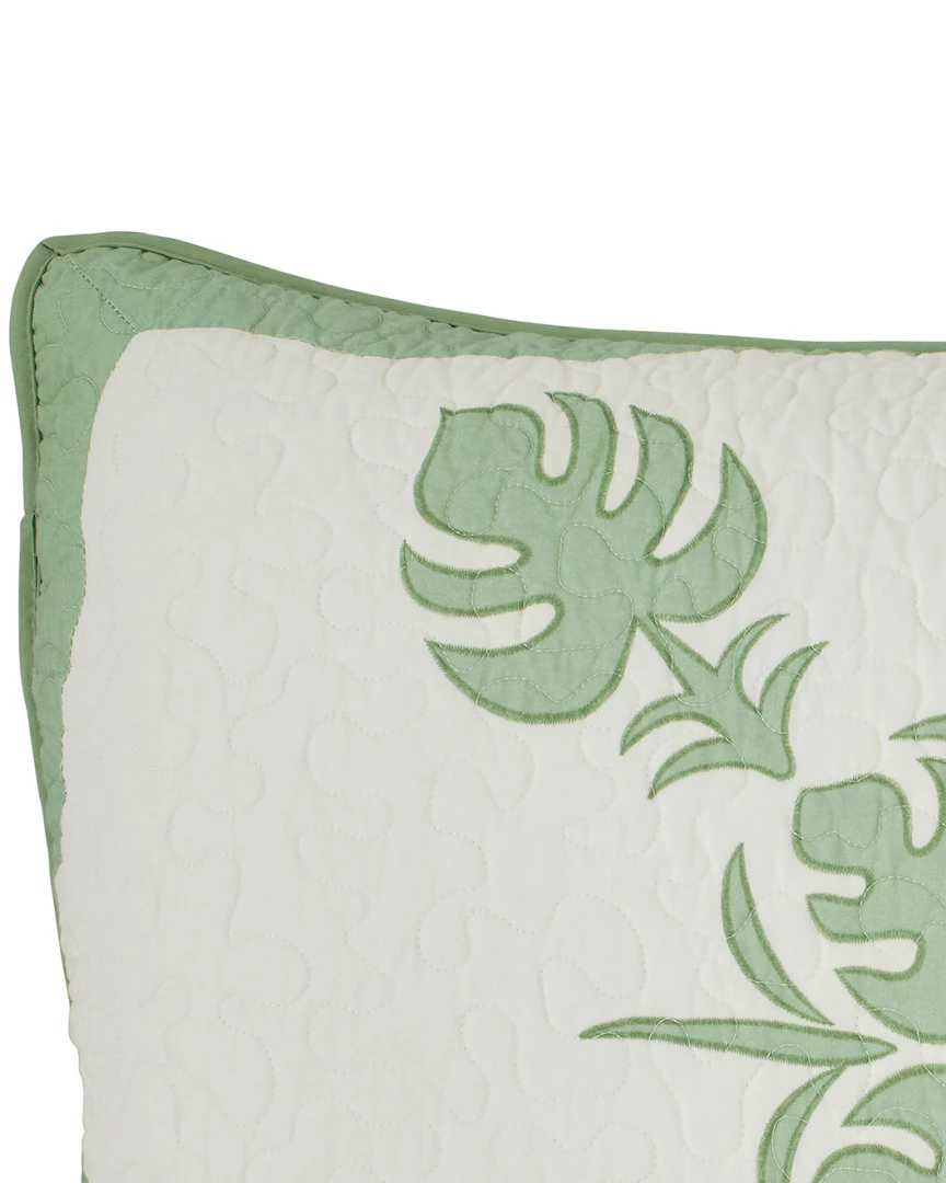 Tommy Bahama Molokai Bright Green Sham Home Pillowcases & Shams - Image 3