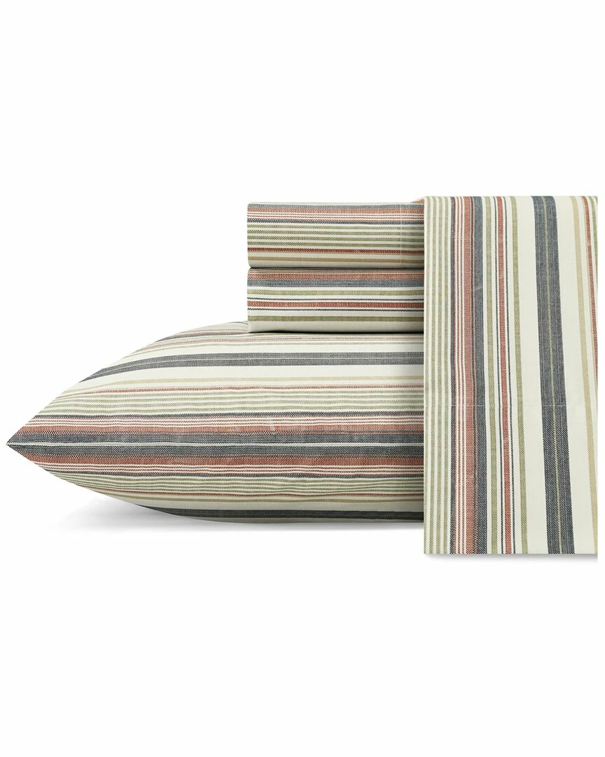 Tommy Bahama Bay Stripe 4Pc Indigo Sheet Set Home Sheets - Image 2