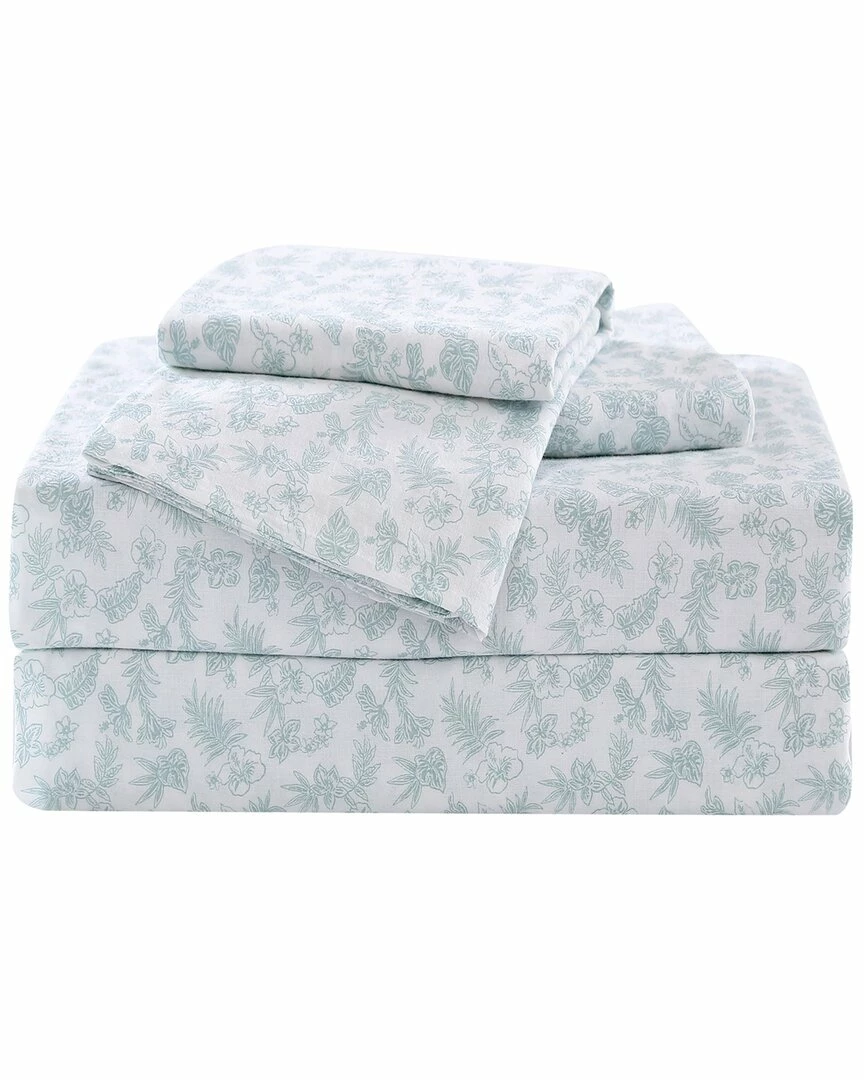Tommy Bahama Hibiscus Bloom 4Pc Sheet Set Home Sheets - Image 3