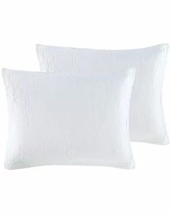 Tommy Bahama Solid Costa Sera 2Pc White Sham Home Pillowcases & Shams